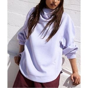 NWOT Free People Pick Up The Pace Pullover Violet Frost Size XS